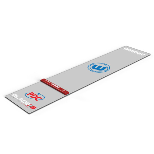 winmau Winmau Clearzone PVC Darts Mat with Integrated Oche 1