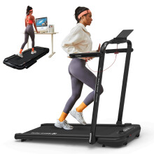 Mobvoi Home Treadmill SE 3 in 1 Folding Treadmill Walking Pad 2.5 HP Compact Portable Under Desk Running Walking Machine with Remote Control LED Displ