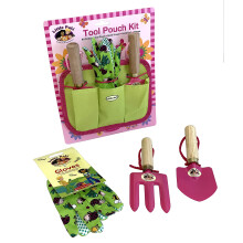 Tierra Garden 7-LP463 Little Pals Barnverktyg Pouch Kit, Rosa
