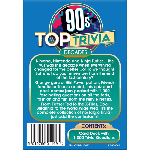 Cheatwell Games Top Trivia 90s 2