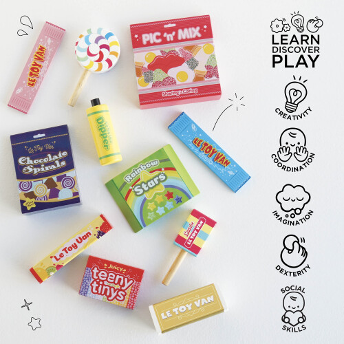 Doces e Guloseimas com Bolsa de Pano Le Toy Van Multicolorido 2