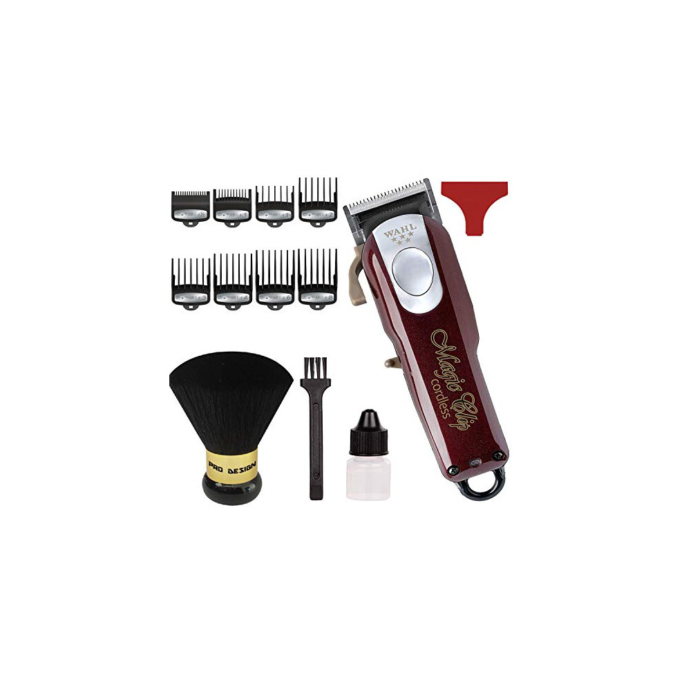 Wahl Professional 5-Star Cord/Cordless Magic Clip #8148 - Great For Barbers And Stylists - Precision Cordless Fade Clipper Loaded With Features - With