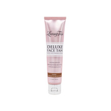Loving Tan Deluxe Face Tan Dark - Streak Free Natural Looking Professional Strength Sunless Tanner - 10+ Self Tanning Applications per Bottle Crue