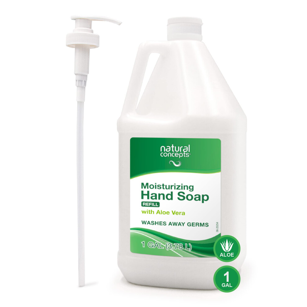 NATURAL CONCEPTS | Moisturizing Hand Soap With Aloe Vera | 1 Gallon (128 oz) Refill