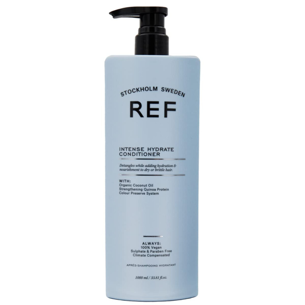 Reference Of Sweden Ref Intense Hydrate Conditioner 1000Ml Conditioner With Natural Extracts Specially Selected To Protect Strengthen And Moisturize The Hair While Prote
