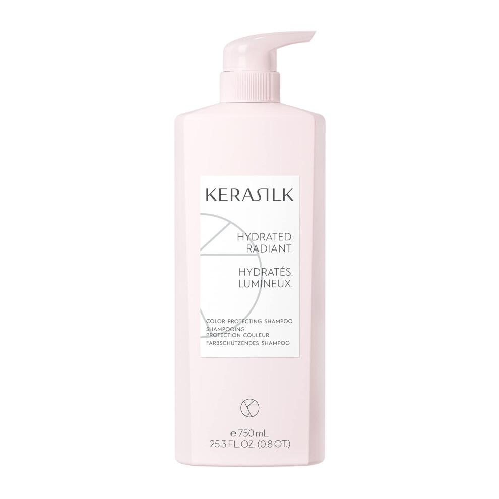 Kerasilk Color Protecting Shampoo | Prevents Premature Color Fading |Provides Hydration & Enhances Shine | For Color Treated & Lightened Hair | Ideal