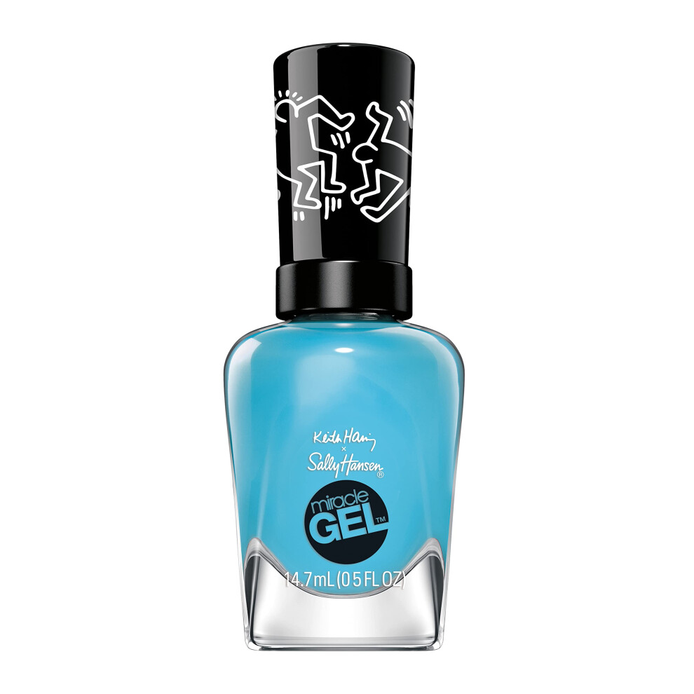 Sally Hansen Miracle Gel Keith Haring Collection - Nail Polish - Contempor-Airy - 0.5 Fl Oz