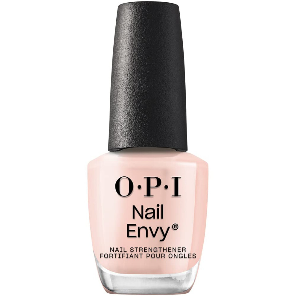 OPI Nail Envy  Nail Strengthening Treatment  Stronger Nails in 1 Week  Vegan Formula  Sheer Soft Nude Finish  Bubble Bath  0.5 fl oz