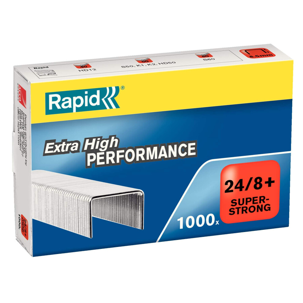 Rapid Staples  Pack of 1000 24/8 mm