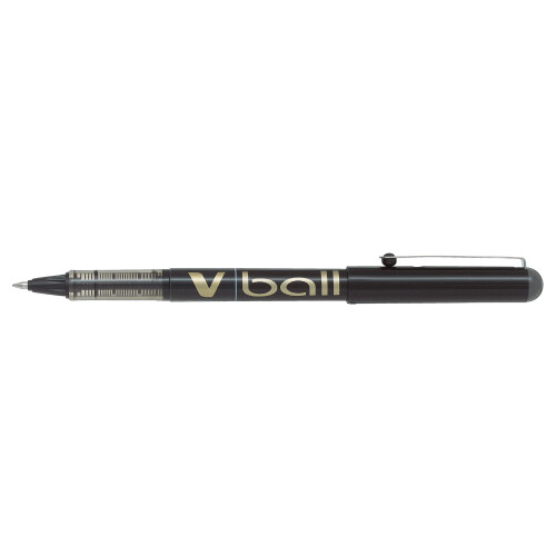 Pilot Pilot VBall 7 Rollerball Pen-Black (Pack of 3) 1