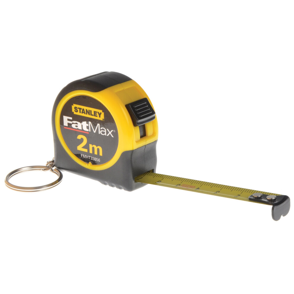 STANLEY FATMAX 2M (13mm wide) Keychain Tape Measure