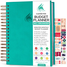Clever Fox Budget Planner & Monthly Bill Organizer With Pockets. Expense Tracker Notebook Budgeting Journal and Financial Planner Budget Book to Cont