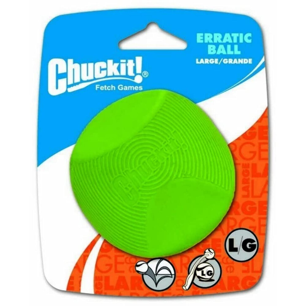 ChuckIt! Dog Erratic Ball (Large  3-Inch  1-Pack)