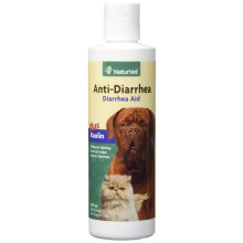 NaturVet Anti-Diarrhea Liquid Pet Supplement Plus Kaolin - Helps Alleviate Discomfort Cramping Irritation From Diarrhea for Dogs Cats - Great Taste