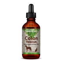 Animal Essentials Colon Rescue Herbal GI Support for Dogs & Cats 2 fl oz - Made in USA Digestive Aid Phytomucil Blend