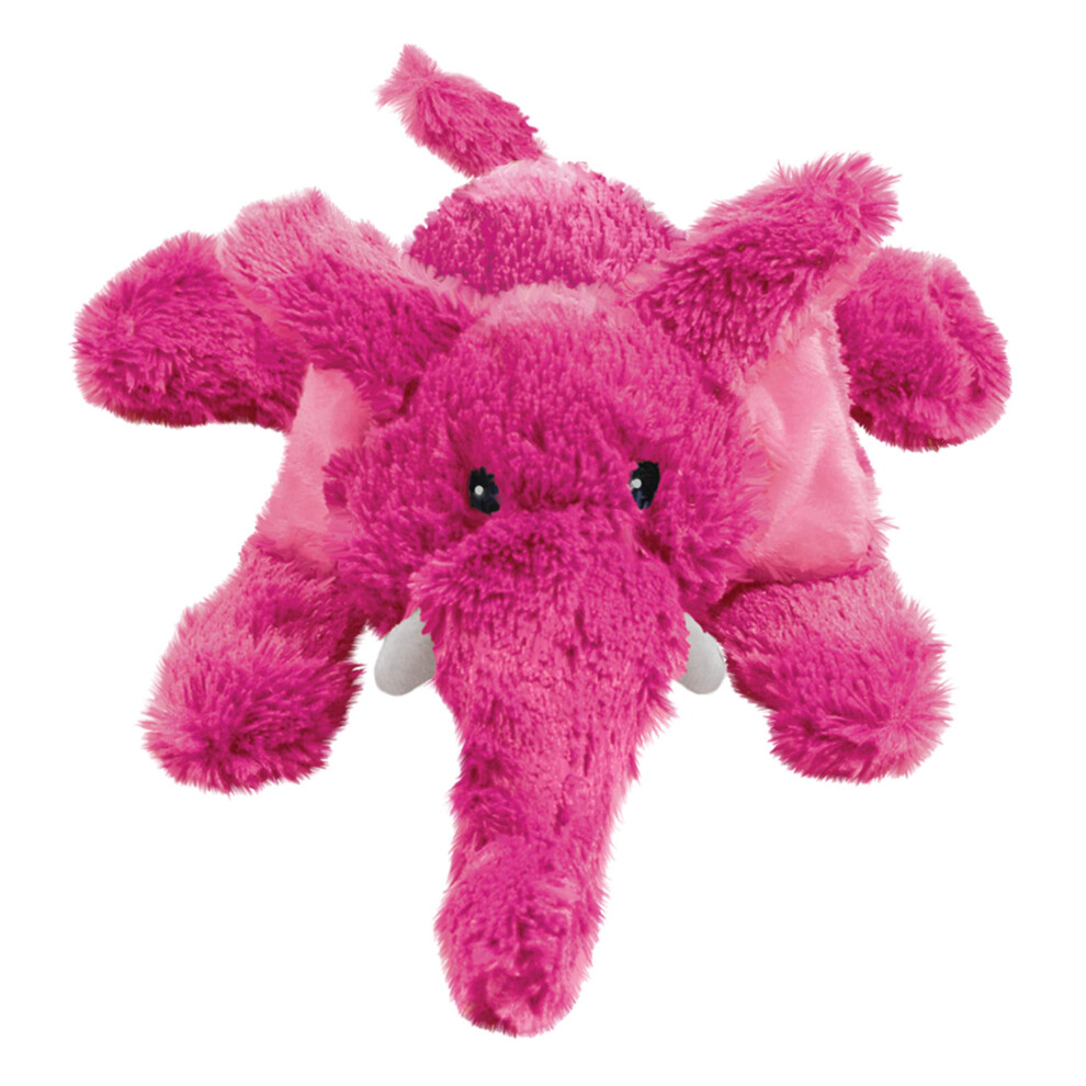 KONG Cozie Elmer the Elephant  Medium Dog Toy  Pink