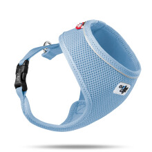 Curli Basic Harness Air-Mesh Dog Harness Pet Vest Adjustable Step-in Light Harness SkyBlue M