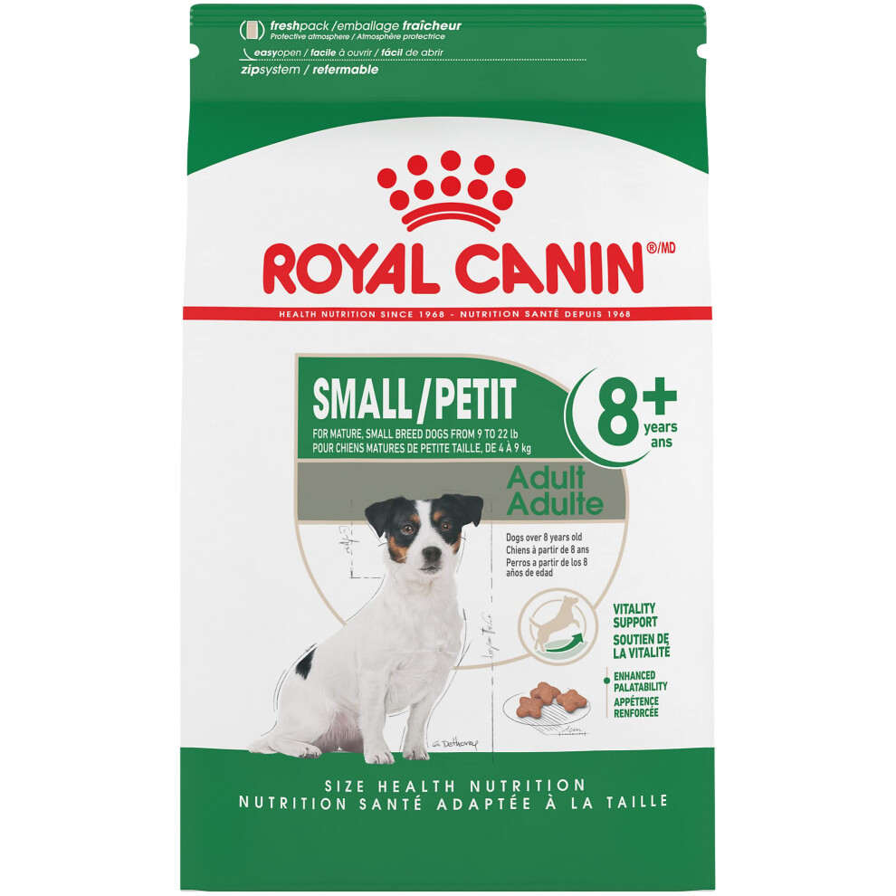 Royal Canin Small Adult 8+ Dry Dog Food  2.5 lb bag