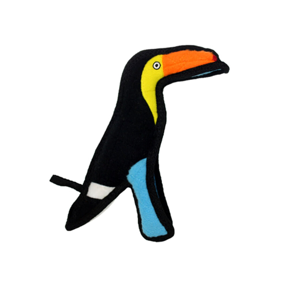 Photos - Dog Toy TUFFY - World's Tuffest Soft  - Zoo Junior Toucan - Multiple Layers. Made Durable Strong & Tough. Interactive Play (T
