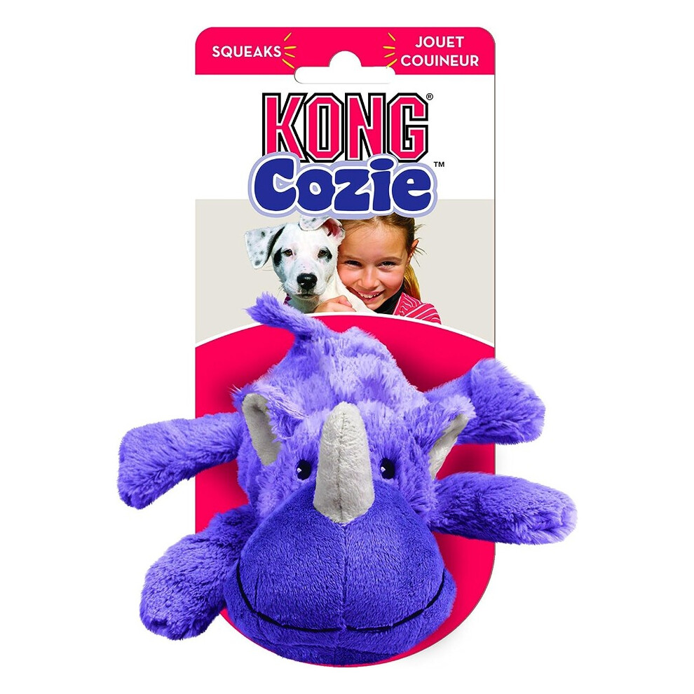 Kong Cozie Rosie The Rhino Dog Toy Small