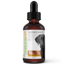 RestoraPet 1-Pack Dog & Cat Beef Liquid Multivitamin Dog Arthritis Pain Relief Hip & Joint Vitamins for Dogs - Anti Inflammatory Supplement for Dogs