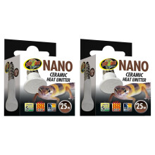 Zoo Med (2 Pack) Labs 25W Nano Ceramic Heat Emitter