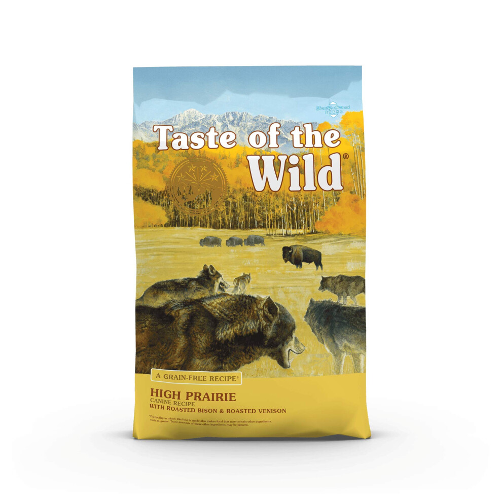 Taste of the Wild High Prairie Canine Grain-Free Recipe with Roasted Bison and Venison Adult Dry Dog Food  Made with High Protein from Real Meat and G