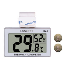 GXSTWU Reptile Hygrometer Thermometer LCD Display Digital Reptile Tank Hygrometer Thermometer with Hook Temperature Humidity Meter Gauge for Reptile T