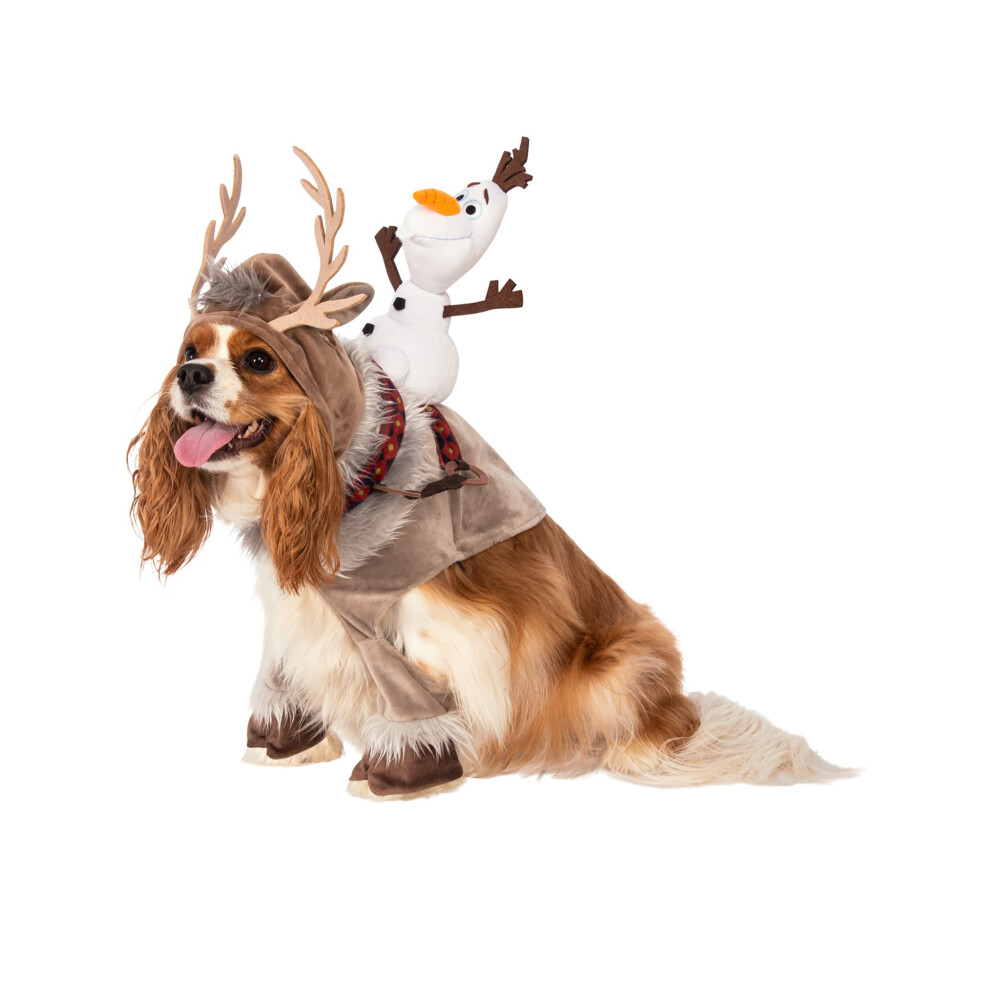 Rubie's Disney Frozen 2 Pet Costume Sven with Olaf Rider  X-Large