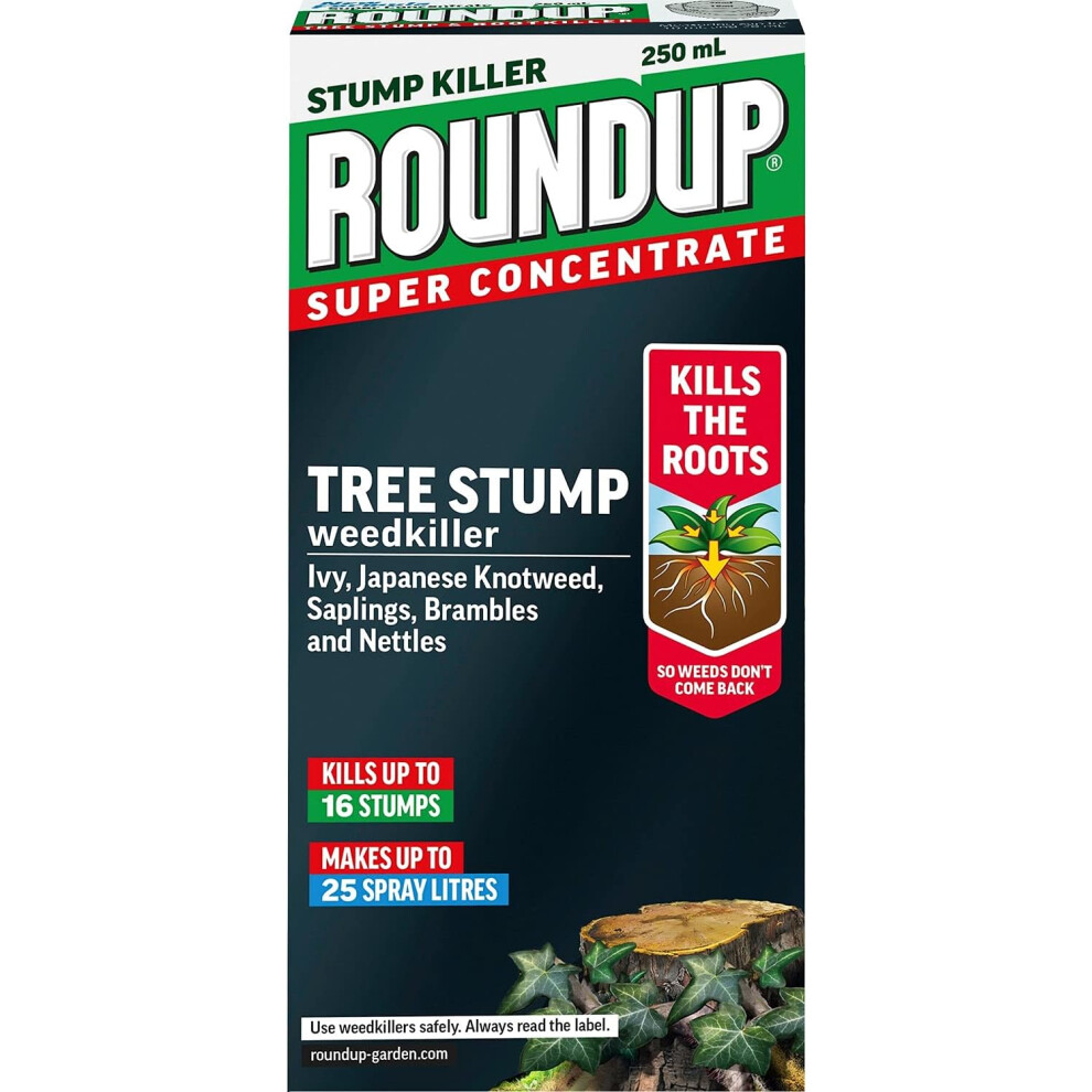 Scotts Miracle-Gro Roundup Tree Stump and Root Killer 250 ml Liquid Concentrate Weedkiller