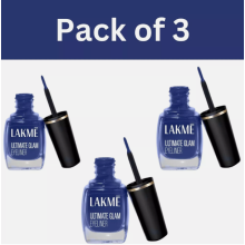 Lakme Insta Liquid Eyeliner Blue 9 ml, Water-Resistant & Quick-Dry Semi-Matte for Bold, Long-Lasting Cat-Eyes