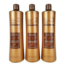 Keratine Queen | Brazilian Thermal Keratine Set | 3 Pieces for Smooth & Shiny Hair | Transform Your Look 330ml Each