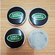 (Black Green 4pcs) 4pcs ABS 63mm 62mm Car Wheel Center Cap Hub Cover Badge For Land Rover Freelander 2 L2 LF L319 L462 Range Sport Evoque Discovery
