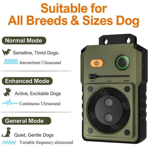 50ft ultrasonic dog barking control device Rechargeable dog barking deterrent device 2