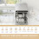 Homcom HOMCOM Worktop Dishwasher w/ 4 Place Settings 6 Programs, Silver Tone 2