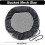 2 Pcs Rain Tank Net, Protection Net for Rain Barrel with Drawstring, Adjustable Mosquito and Leaf Protection 2