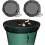 2 Pcs Rain Tank Net, Protection Net for Rain Barrel with Drawstring, Adjustable Mosquito and Leaf Protection 1