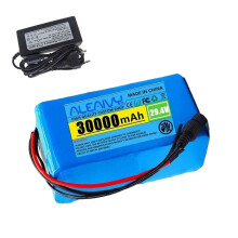 (UK) 24V 30Ah 7S3P Battery 30000mAh Electric Bicycle Li-ion Battery Pack&Charger
