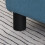 Homcom HOMCOM Chic Linen Fabric Footstool Ottoman Cube with 4 Plastic Legs Blue 6