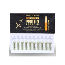 Keratine Queen | Nourishing Hair Ampoules | Revitalize Damaged Hair Smooth Shine & Health Pack of 10
