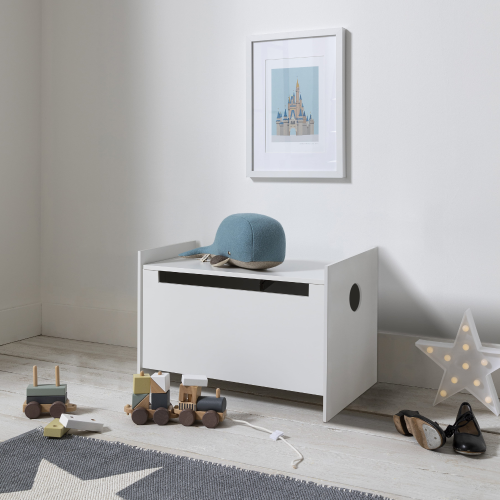 Noa and Nani Ida Toy Box Storage Organiser in Classic White 1