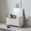 Noa and Nani Ida Toy Box Storage Organiser in Classic White 1