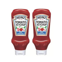 Heinz Tomato Ketchup 50% Less Sugar & Salt 2 x 880g