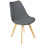 Charles Jacobs (Grey) Charles Jacobs Rectangular Dining Table Set Four 4 Dinner Kitchen Chairs White Solid Beech Wood 4