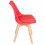 Charles Jacobs (Red) Charles Jacobs Rectangular Dining Table Set Four 4 Dinner Kitchen Chairs White Solid Beech Wood 5