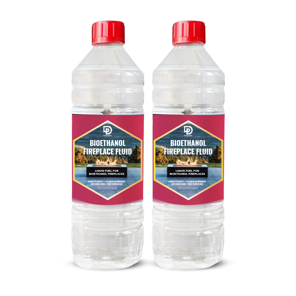 (2 Litre) Primes DIY Premium Bioethanol Fireplace Fuel