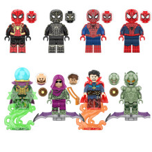 (Style A 8pcs) 16Pcs Marvel Avengers Super Heroes Mini Figures Dc Set Fit Lego