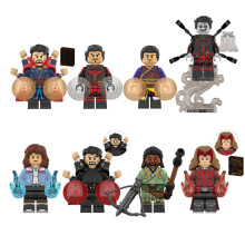 (Style B 8pcs) 16Pcs Marvel Avengers Super Heroes Mini Figures Dc Set Fit Lego