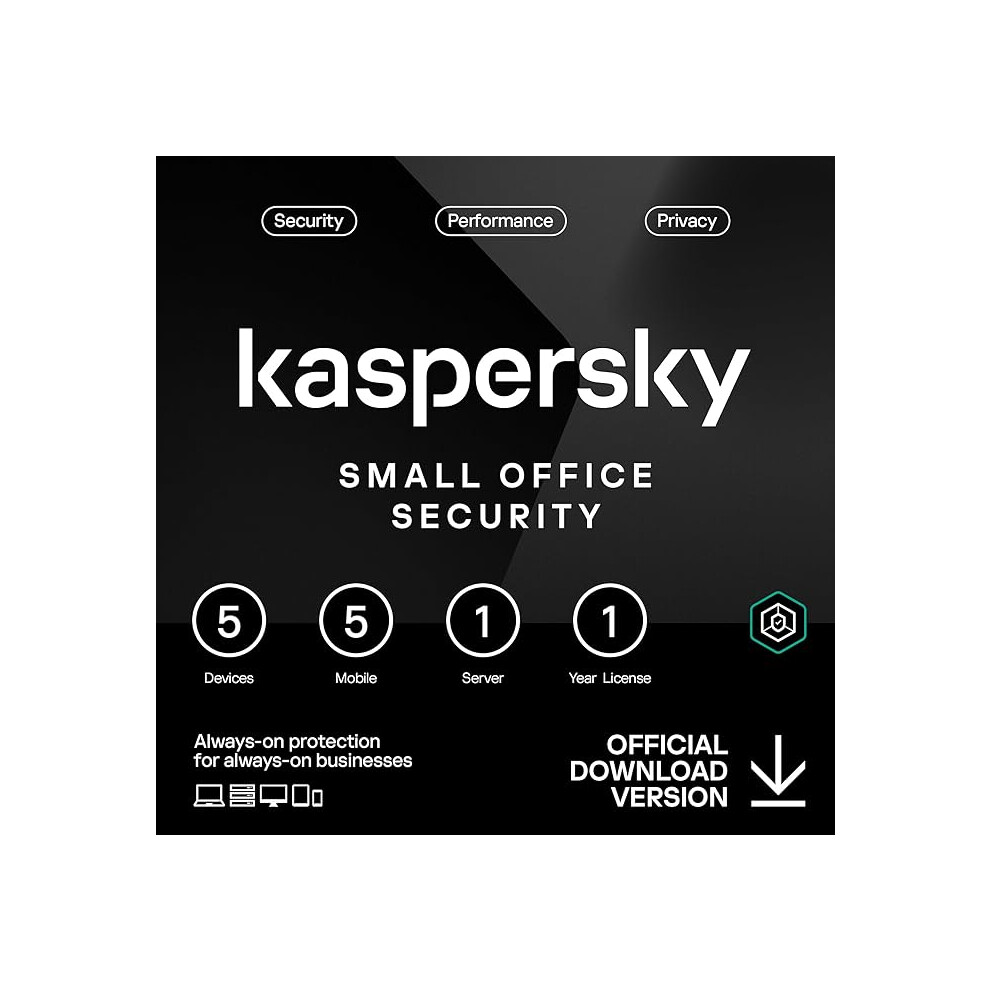 KASPERSKY SMALL OFFICE SECURITY 2024 5 PC + 5 MOBILES + 1 SERVER