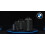 BMW BMW 16" Laptoptaske Sort Nylon Blå Stribet 6